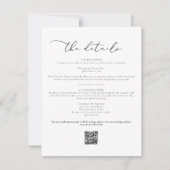 EVELYN Elegant Calligraphy Script Details Card Kaart (Voorkant)