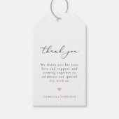 EVELYN Elegant Calligraphy Script Modern Minimum Cadeaulabel (Voorkant)