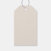 EVELYN Elegant Calligraphy Script Modern Minimum Cadeaulabel (Achterkant)