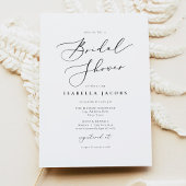EVELYN Elegant Calligraphy Script Vrijgezellenfees Kaart