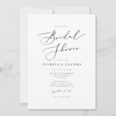 EVELYN Elegant Calligraphy Script Vrijgezellenfees Kaart (Voorkant)