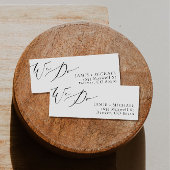 EVELYN Elegant Calligraphy Script we Weduwen Etiket