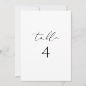 EVELYN Elegant Manuscript Moderne Minimale Lijst A Kaart (Voorkant)