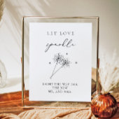 EVELYN Elegant Wedding Sparkler stuurt Poster uit
