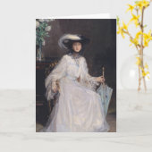 Evelyn Farquhar | Sir John Lavery Kaart (Gele Bloem)