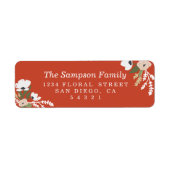 Evelyn Floral Etiket (Voorkant)