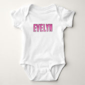 Evelyn naam romper (Voorkant)
