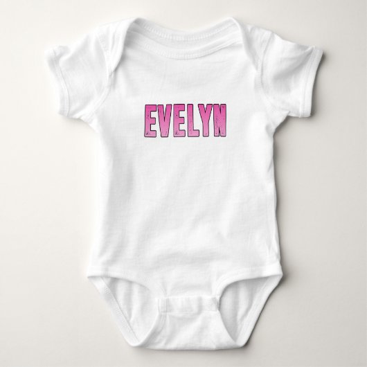 Evelyn naam romper (Voorkant)