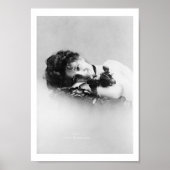 Evelyn Nesbit, 1901, gefotografeerd door Otto Saro Poster (Voorkant)