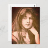 Evelyn Nesbit Briefkaart (Voorkant / Achterkant)