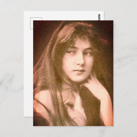Evelyn Nesbit Briefkaart (Voorkant / Achterkant)