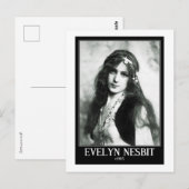 Evelyn Nesbit, Celebrity, c1905,  Briefkaart (Voorkant / Achterkant)