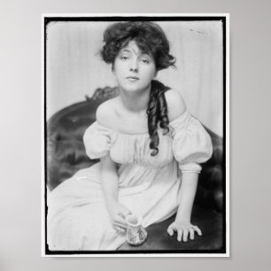 Evelyn Nesbitt ongeveer 1900 Poster