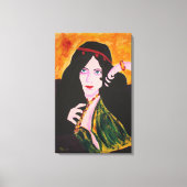 Evelyn Plays Canvas Afdruk (Voorkant)