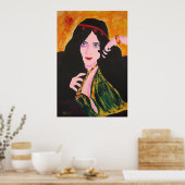 Evelyn Plays Poster (Keuken)