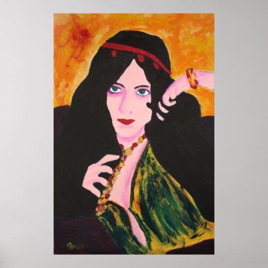 Evelyn Plays Poster (Voorkant)