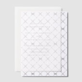 Evelyn Simple Elegant Wedding Save the Date Vellum Uitnodigingen (Offset (Uitnodiging))