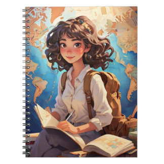 Evelyn Wanderlust printbare junk journals Notitieboek