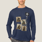 "Even a Cat's Paws" Japanese Cat Art Tri-Blend Shirt (Voorkant volledig)