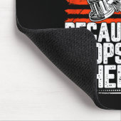 Even Cops Need Heroes Fireman Gift Proud Firefight Muismat (Hoek)