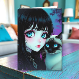 Even Gecontroleerd Op Jou | Anime Meisje een  Kaart