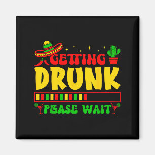 Even geduld Cinco de Mayo grappig feest  Magneet
