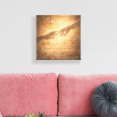 Even in Silence We Meet Minimal Spiritual Wall Art Canvas Afdruk (Insitu (Woonkamer))