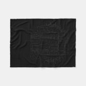 Even Jesus Flipped Tables Funny Jesus Lovers Chris Fleece Deken (Voorkant (Horizontaal))