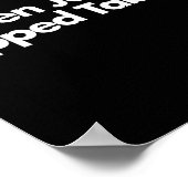 Even Jesus Flipped Tables Funny Jesus Lovers Chris Poster (Hoek)