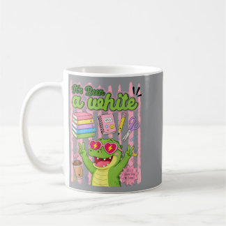 Even Na Een Tijdje Grappige Leraar Alligator Terug Koffiemok