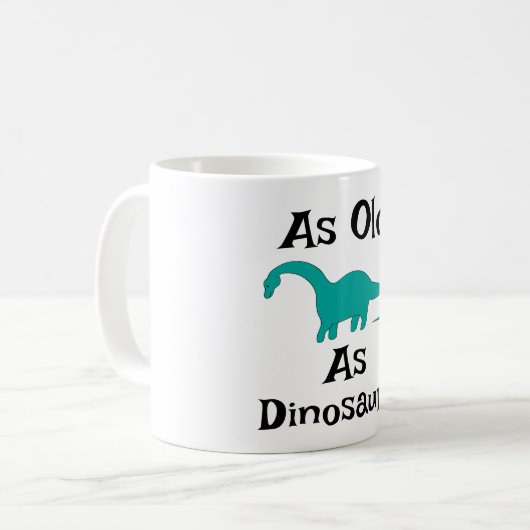 Even oud als dinosaurus mok (Voorkant links)