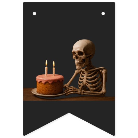 Even Skeletons Deserve a Birthday Slice Vlaggetjes (Eerste vlag)