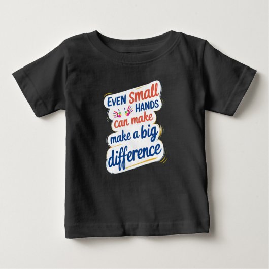 "Even Small Hands Can Make a Big Difference" Kids' (Voorkant)