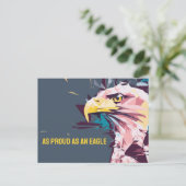 Even trots als een Adelaar Briefkaart (Staand voorkant)