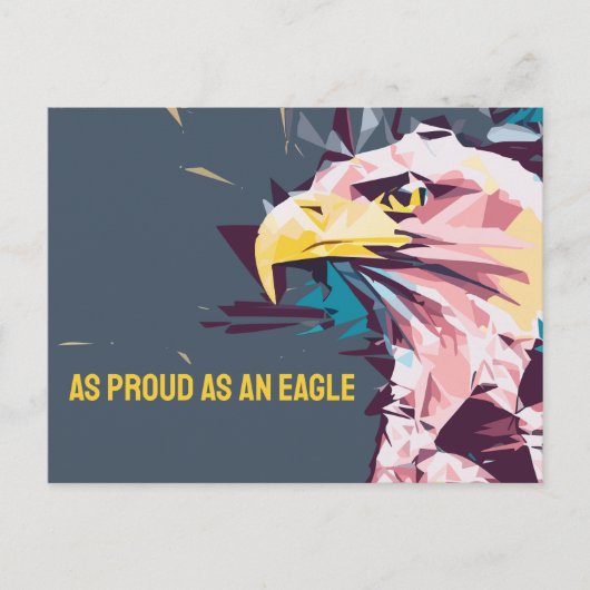 Even trots als een Adelaar Briefkaart (Voorkant)