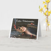 EVEN **VISHERMAN* CELEBRATE CHRISTMAS KAART (Gele Bloem)