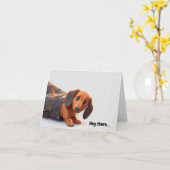 Even voor je te checken kaart (Gele Bloem)