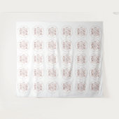 Evenement aangepast logo stap- en herhalingsachter wandkleed (Voorkant (horizontaal))