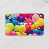 Evenement Decor Ballon Visitekaartje (Voorkant)