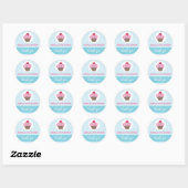 EVENEMENT DECORATIEVE STICKER :: cupcake 5 (Vel)
