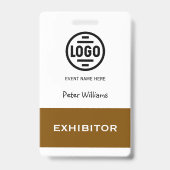 Evenement Expositor Foto ID Badge Pas (Voorzijde)