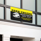 Evenement Fondsenwerving Voedselwagens Spandoek (Buitenkant Gebouw)