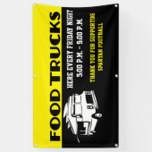 Evenement Fondsenwerving Voedselwagens Spandoek (Verticaal)