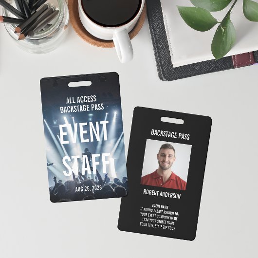 Evenement Foto Backstage Pas Evenement Personeels- Badge