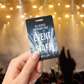 Evenement Foto Backstage Pas Evenement Personeels- Badge