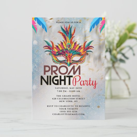 Evenement Gala Party Uitnodiging (Staand voorkant)