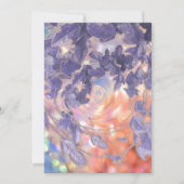 EVENEMENT HOLOGRAFISCHE MODERNE BLADKRANS QR LOGO KAART (Achterkant)