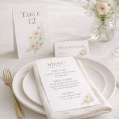 Evenement in de wilde bloementuin menu