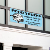 Evenement met Voedselwagens Spandoek (Buitenkant Gebouw)