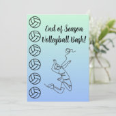 Evenement Naam Locatie Sport Thema Volleybal  Kaart (Staand voorkant)